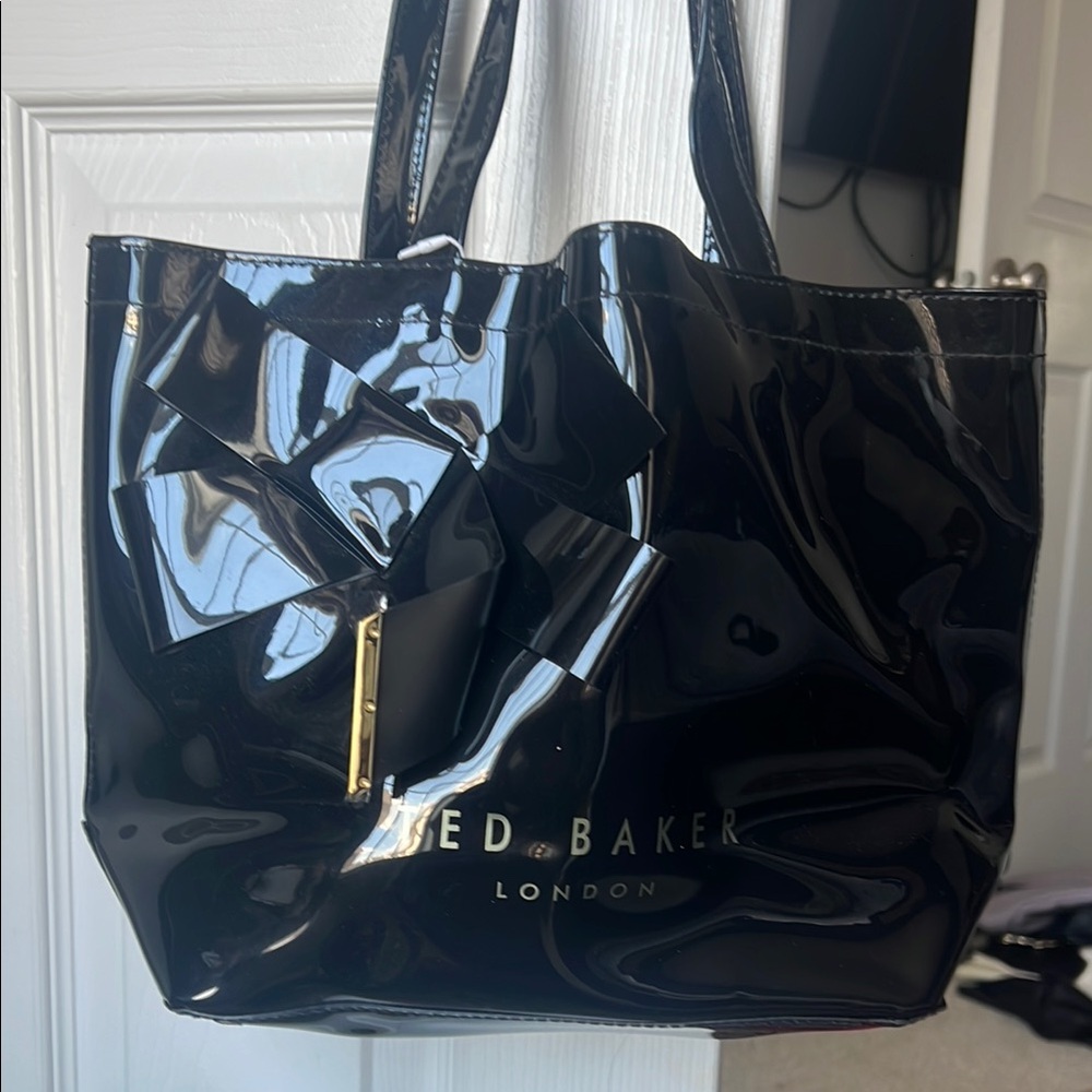 Ted Baker Black PVC Tote Bag